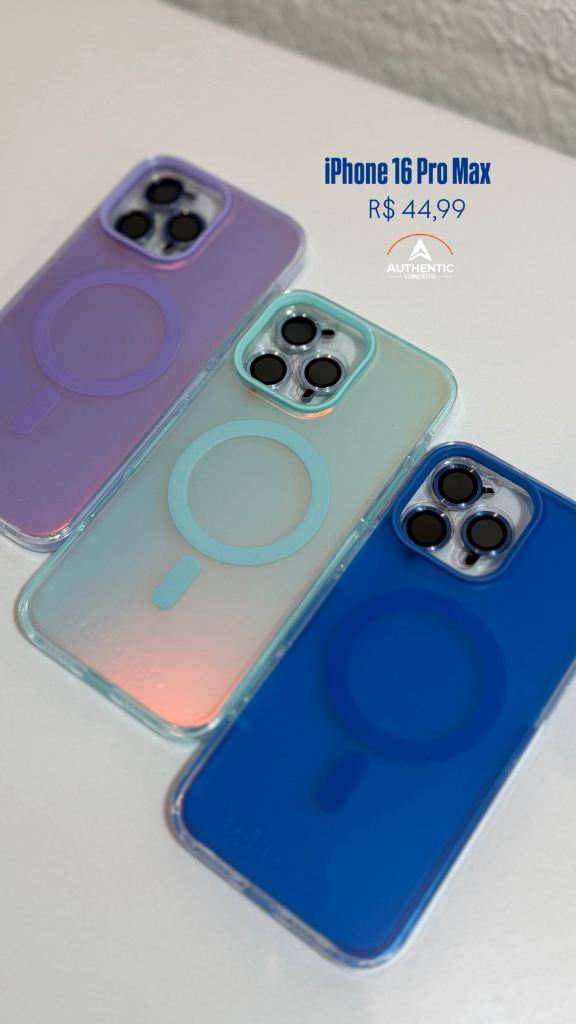 Capa MagSafe Bicolor iPhone 16 Pro Max