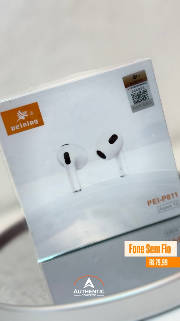 Fone de Ouvido Bluetooth Sem Fio Peining Aiplus 12